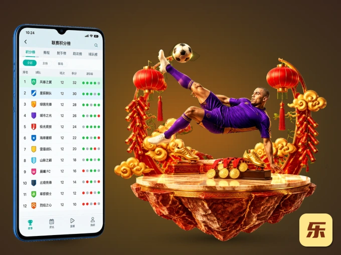 乐竞体育 APP，精彩赛事触手可得